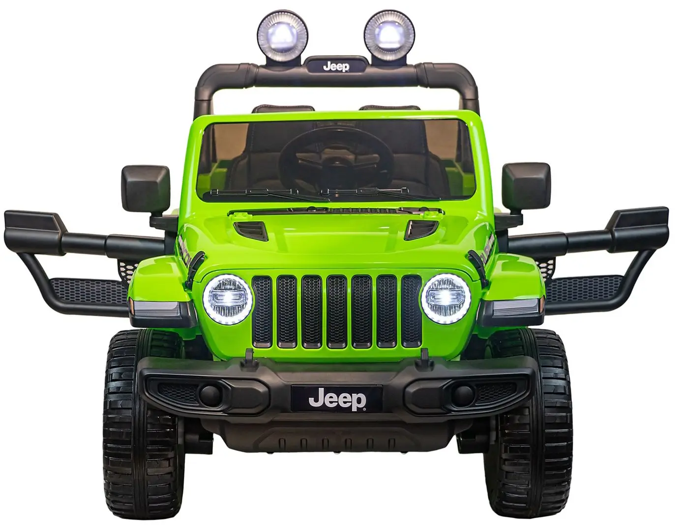 Masinuta electrica Toyland Jeep Rubicon JWR555/2 (Green) - 3