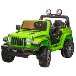 Masinuta electrica Toyland Jeep Rubicon JWR555/2 (Green)