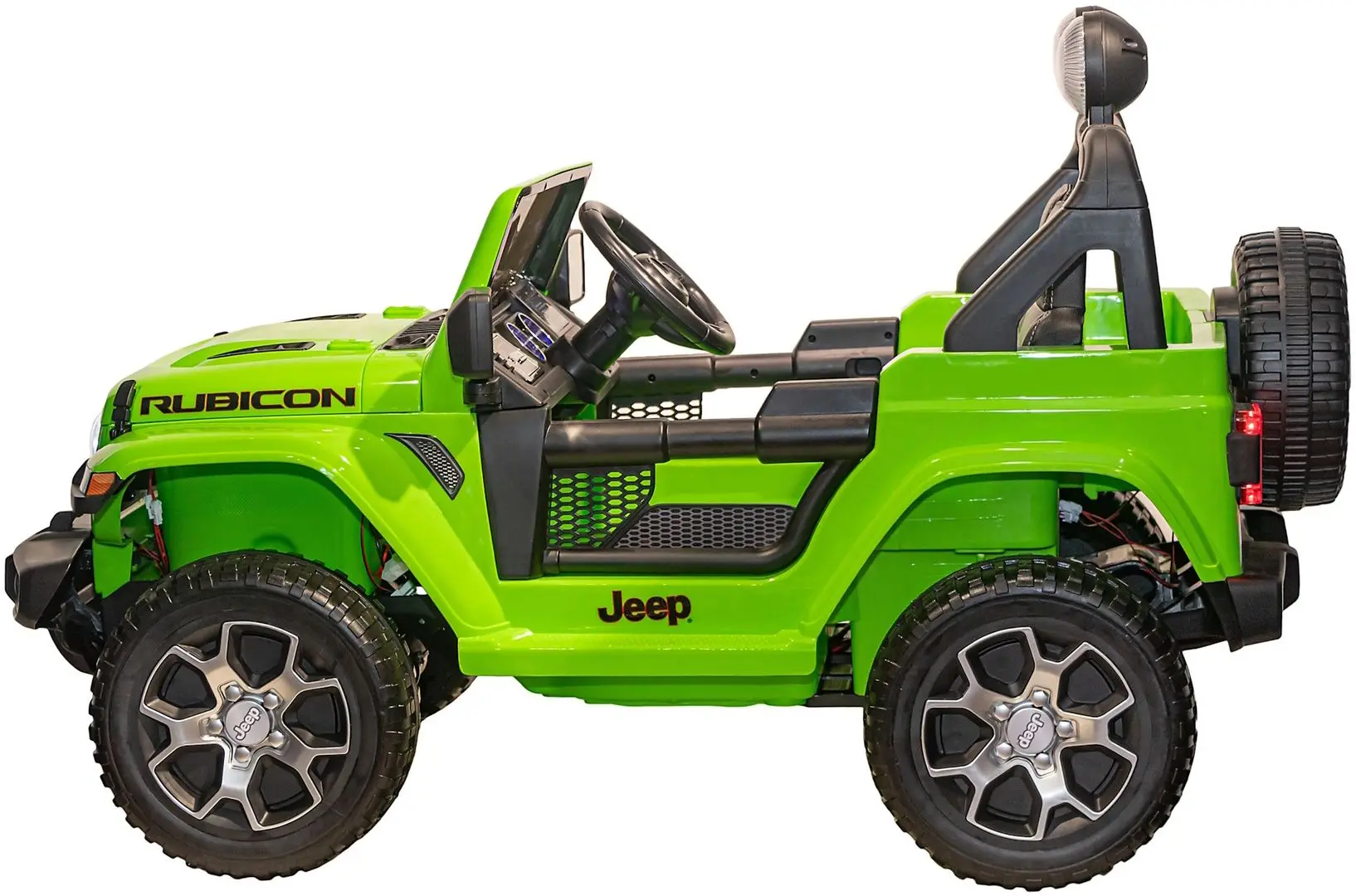Masinuta electrica Toyland Jeep Rubicon JWR555/2 (Green) - 4