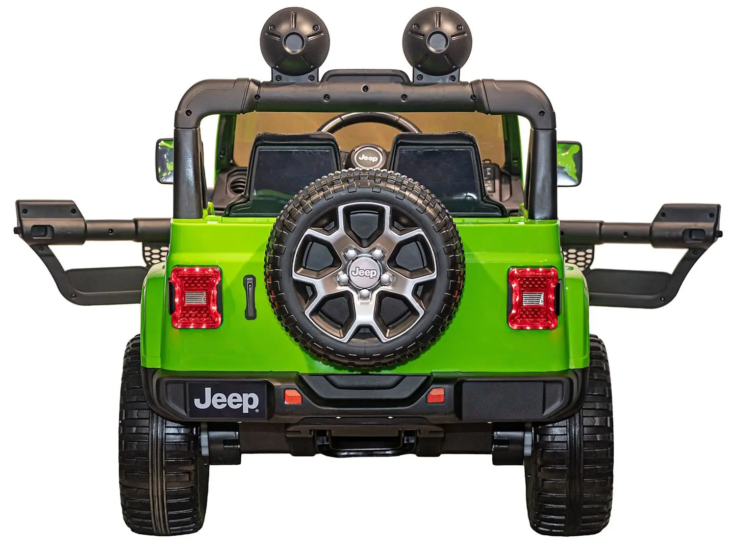 Masinuta electrica Toyland Jeep Rubicon JWR555/2 (Green) - 6