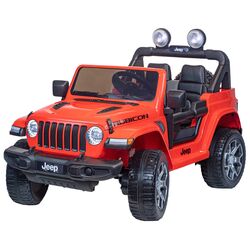 Masinuta electrica Toyland Jeep Rubicon JWR555/3 (Red)