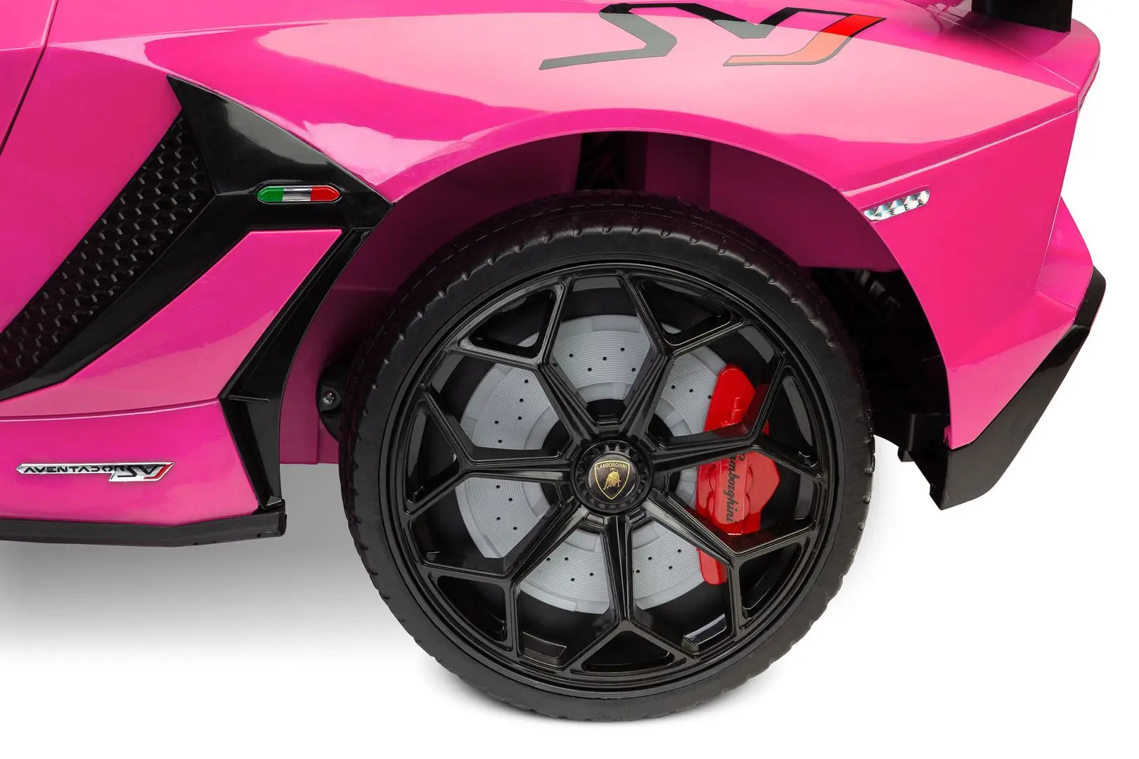Электромобиль Toyz Lamborghini Aventador SVJ (Pink) - 9