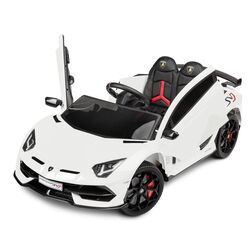 Masinuta electrica Toyz Lamborghini Aventador SVJ (White) Thumb