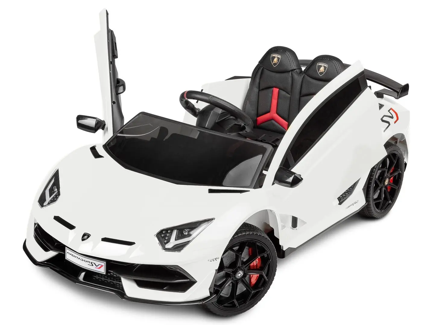 Masinuta electrica Toyz Lamborghini Aventador SVJ (White) - 2