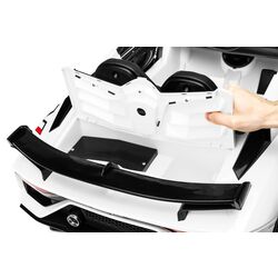 Masinuta electrica Toyz Lamborghini Aventador SVJ (White) Thumb