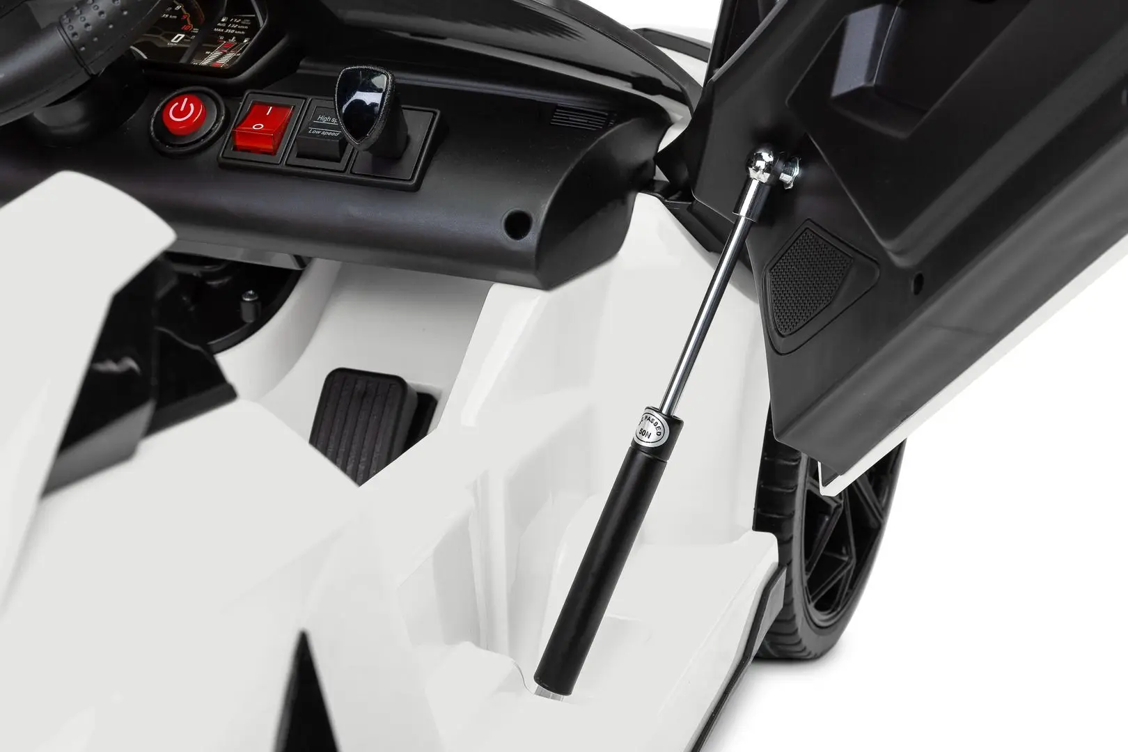 Masinuta electrica Toyz Lamborghini Aventador SVJ (White) - 12