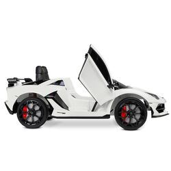 Masinuta electrica Toyz Lamborghini Aventador SVJ (White) Thumb