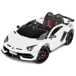 Masinuta electrica Toyz Lamborghini Aventador SVJ (White)