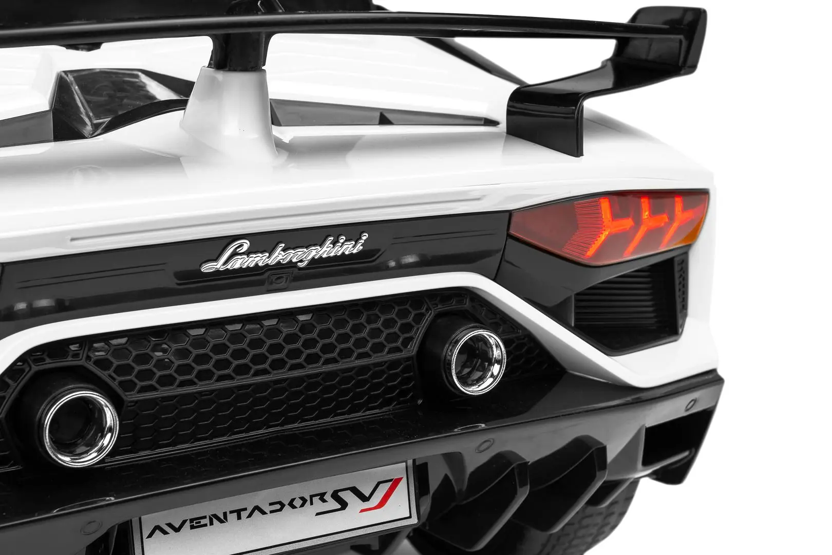 Masinuta electrica Toyz Lamborghini Aventador SVJ (White) - 5