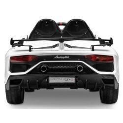Masinuta electrica Toyz Lamborghini Aventador SVJ (White) Thumb