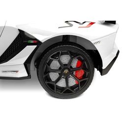 Masinuta electrica Toyz Lamborghini Aventador SVJ (White) Thumb