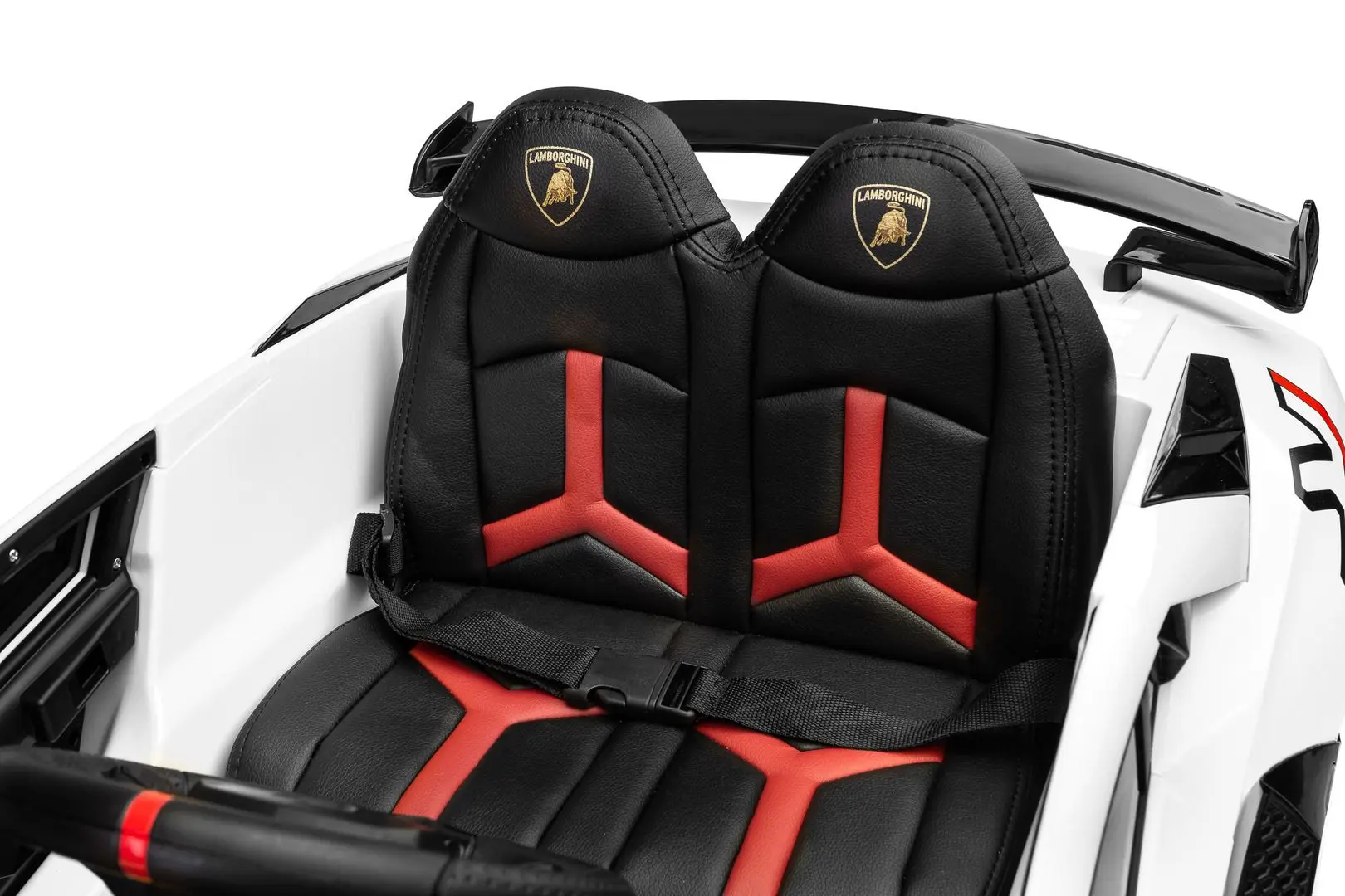 Masinuta electrica Toyz Lamborghini Aventador SVJ (White) - 9