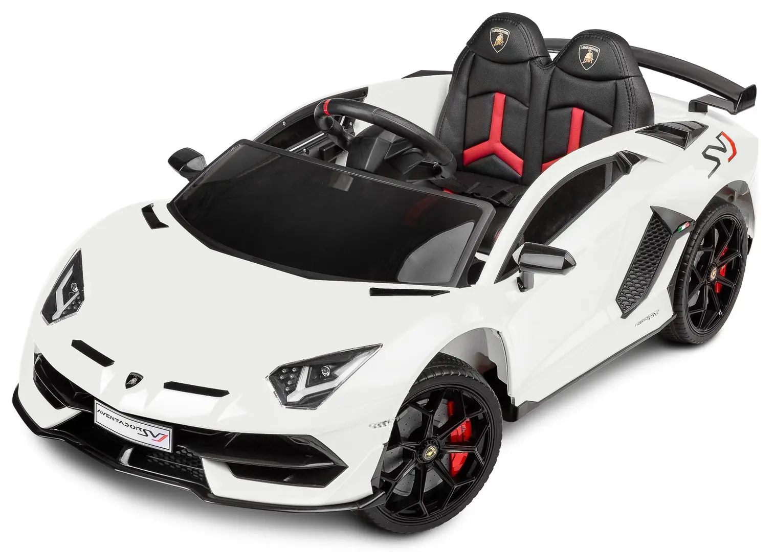 Masinuta electrica Toyz Lamborghini Aventador SVJ (White)
