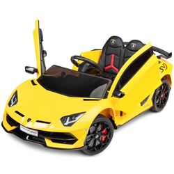 Электромобиль Toyz Lamborghini Aventador SVJ (Yellow) Thumb