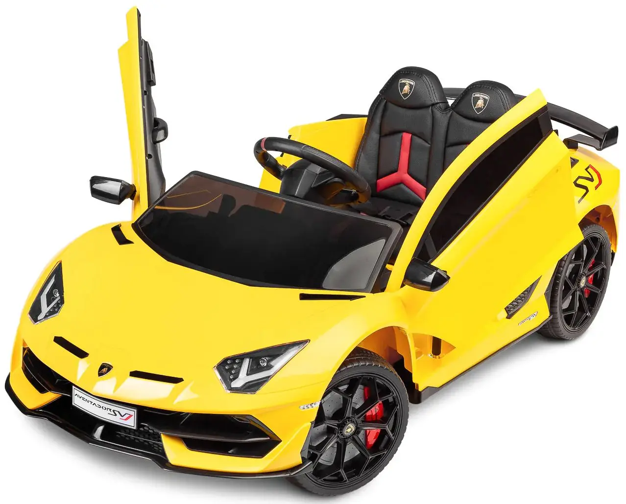 Электромобиль Toyz Lamborghini Aventador SVJ (Yellow) - 2