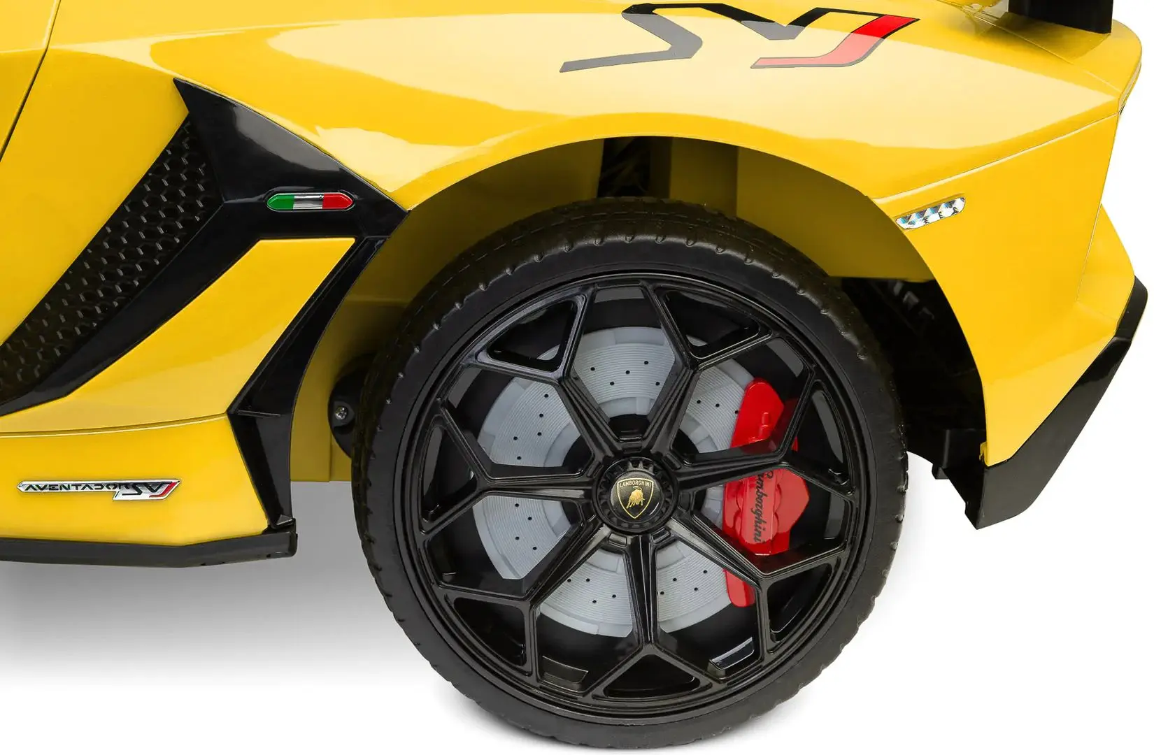 Электромобиль Toyz Lamborghini Aventador SVJ (Yellow) - 11