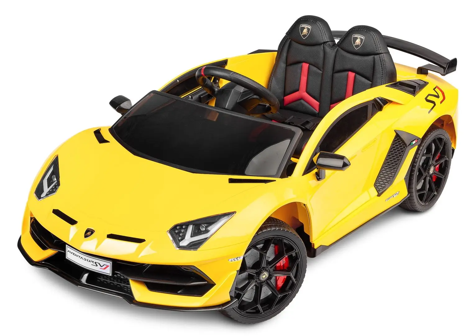 Masinuta electrica Toyz Lamborghini Aventador SVJ (Yellow)