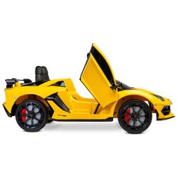 Masinuta electrica Toyz Lamborghini Aventador SVJ (Yellow) Thumb