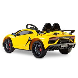Masinuta electrica Toyz Lamborghini Aventador SVJ (Yellow) Thumb