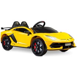 Электромобиль Toyz Lamborghini Aventador SVJ (Yellow) Thumb