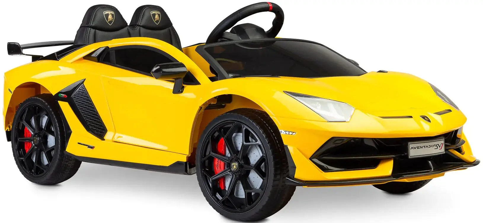 Электромобиль Toyz Lamborghini Aventador SVJ (Yellow) - 3