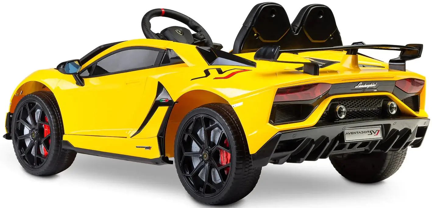 Электромобиль Toyz Lamborghini Aventador SVJ (Yellow) - 6