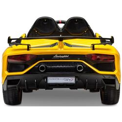 Электромобиль Toyz Lamborghini Aventador SVJ (Yellow) Thumb