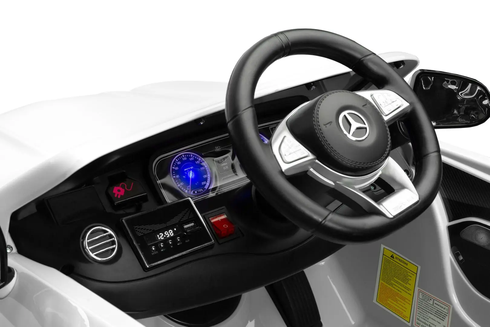 Masinuta electrica Toyz Mercedes AMG S63 (White) - 3