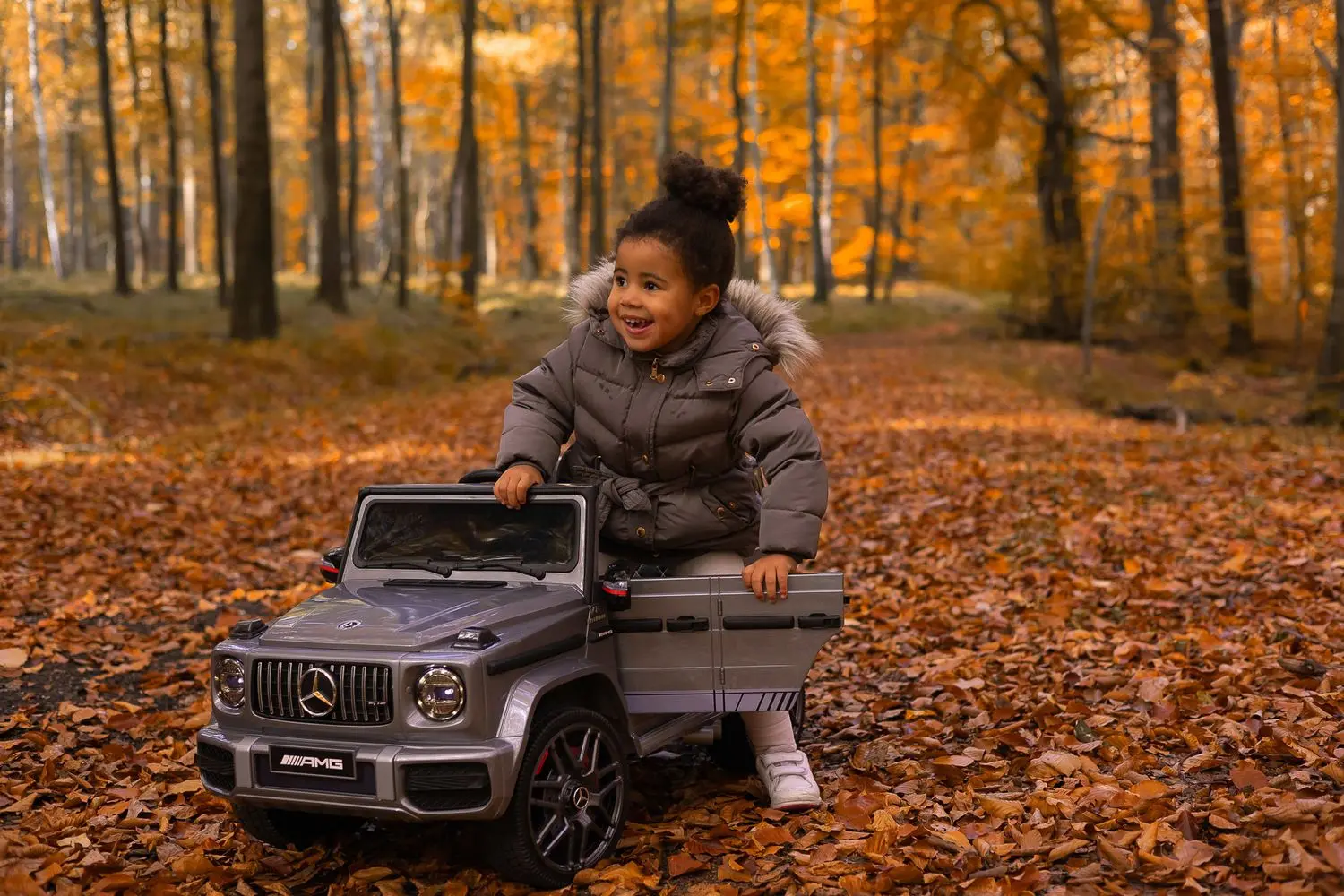 Электромобиль Toyz Mercedes Benz AMG G63 (Silver) - 17
