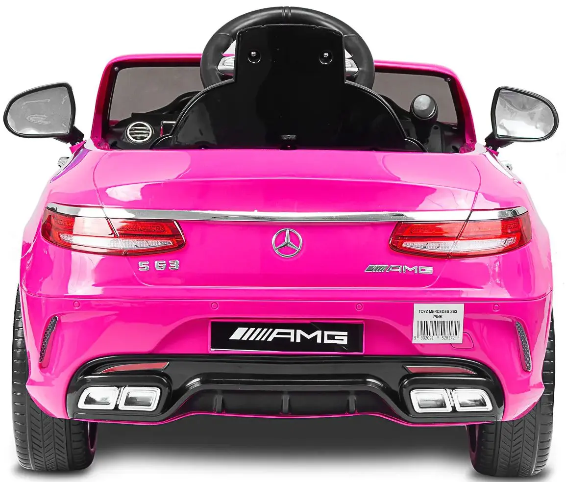 Электромобиль Toyz Mercedes S63 AMG (Pink) - 5