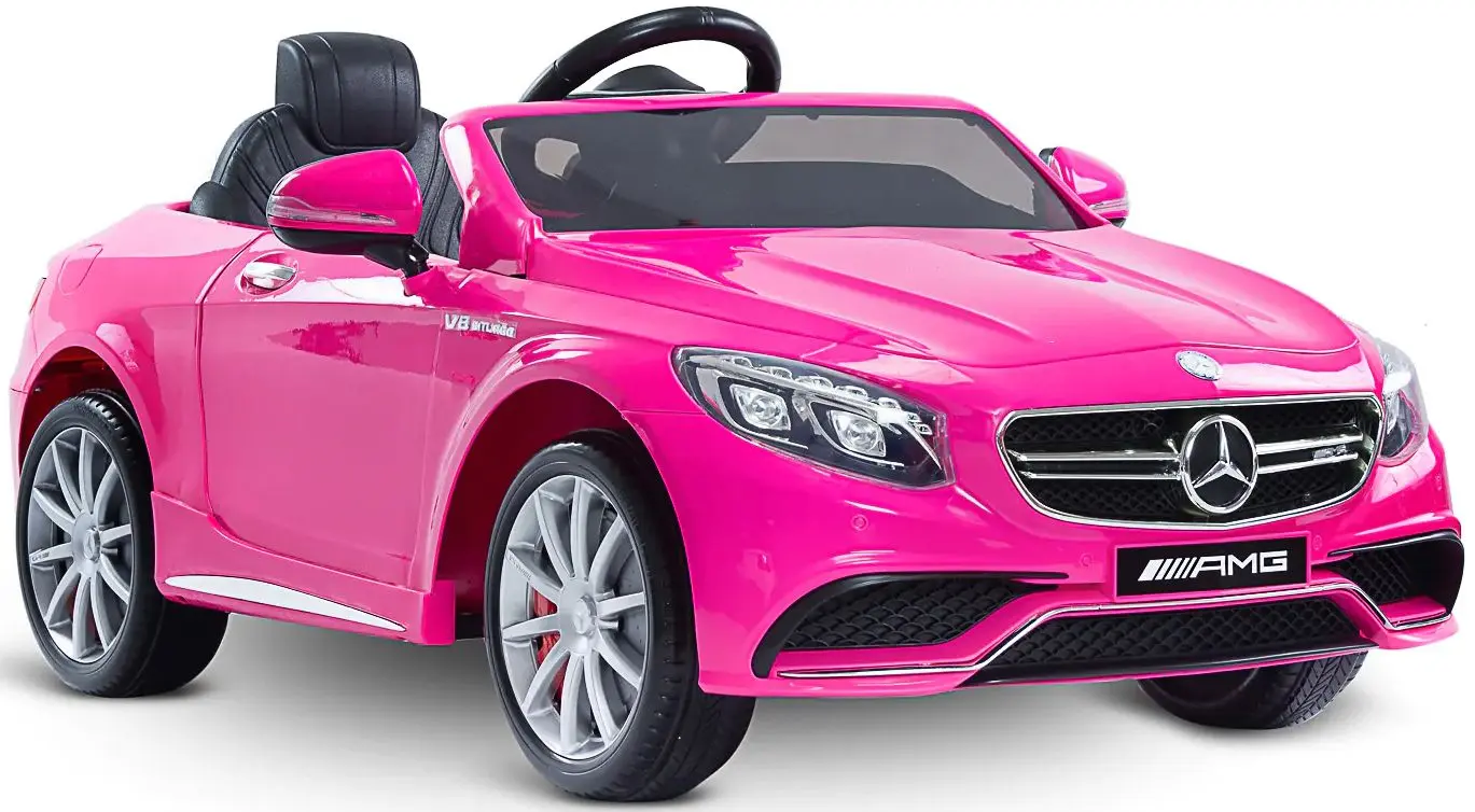 Электромобиль Toyz Mercedes S63 AMG (Pink) - 6