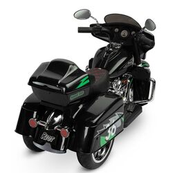 Motocicletă electrică Toyz Riot (Black) Thumb