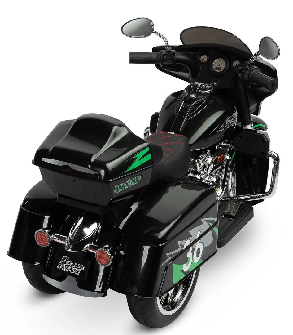 Motocicletă electrică Toyz Riot (Black) - 2
