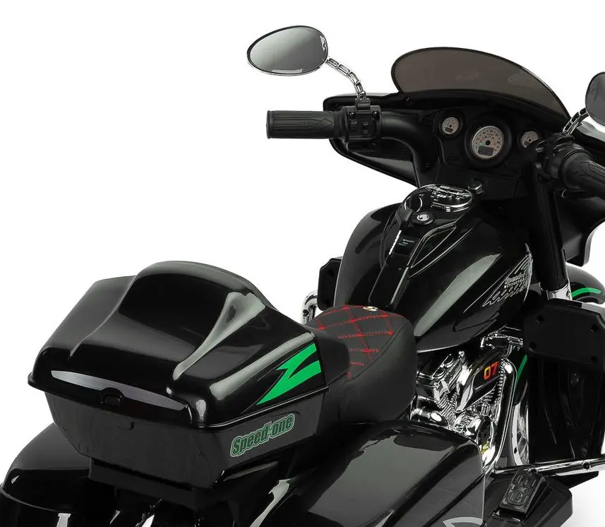 Motocicletă electrică Toyz Riot (Black) - 3