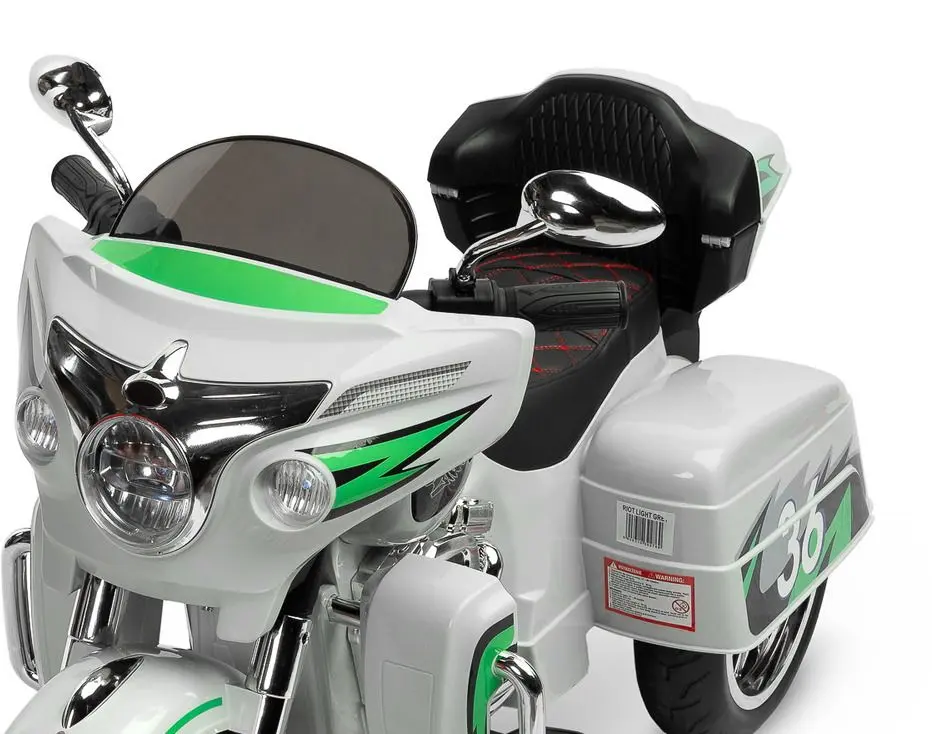 Motocicletă electrică Toyz Riot (Light Gray) - 2