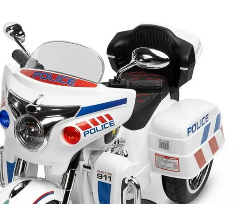 Электромотоцикл Toyz Riot Police (White/Blue) - 2