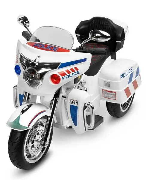 Электромотоцикл Toyz Riot Police (White/Blue)