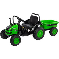 Электротрактор с прицепом Toyz Hector (Green)