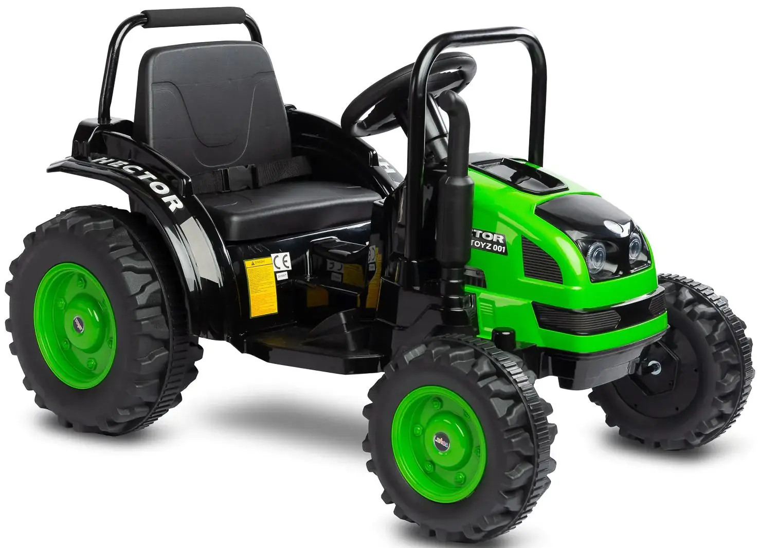 Электротрактор с прицепом Toyz Hector (Green) - 14