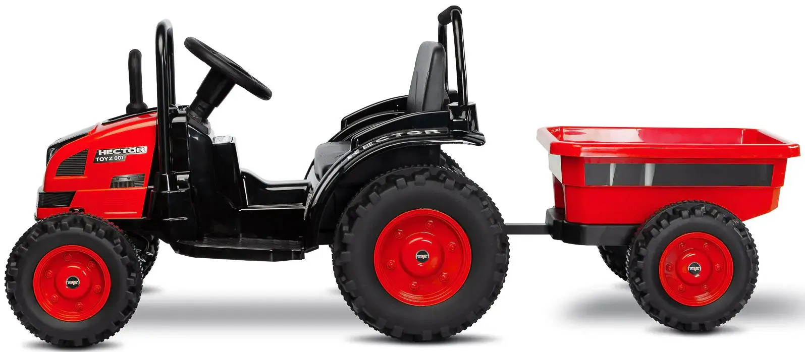 Электротрактор с прицепом Toyz Hector (Red) - 2