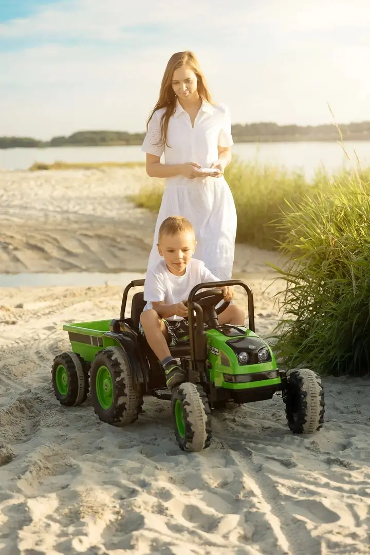 Электротрактор с прицепом Toyz Hector (Red) - 17