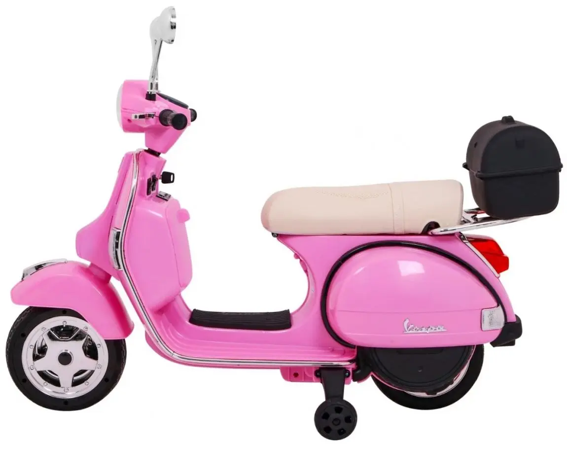 Электроскутер Ramiz Vespa Roses (Pink) - 11