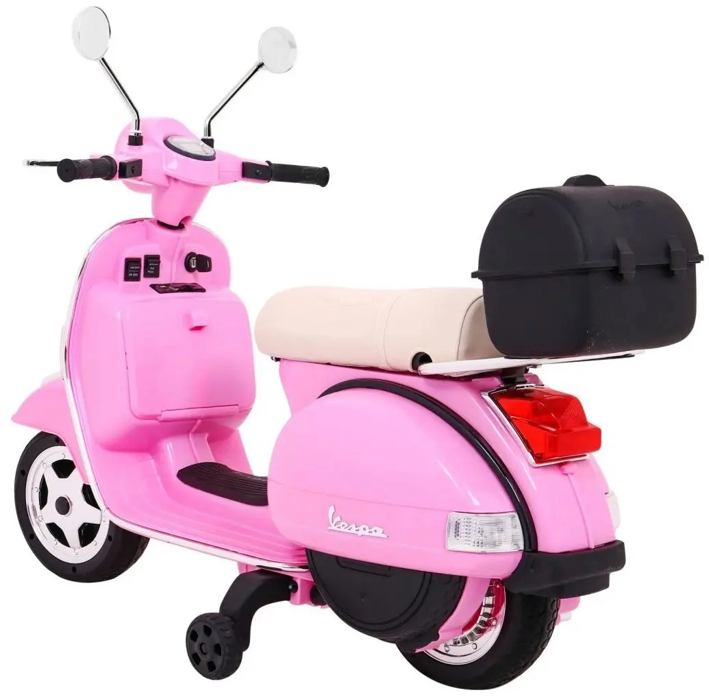 Электроскутер Ramiz Vespa Roses (Pink) - 3
