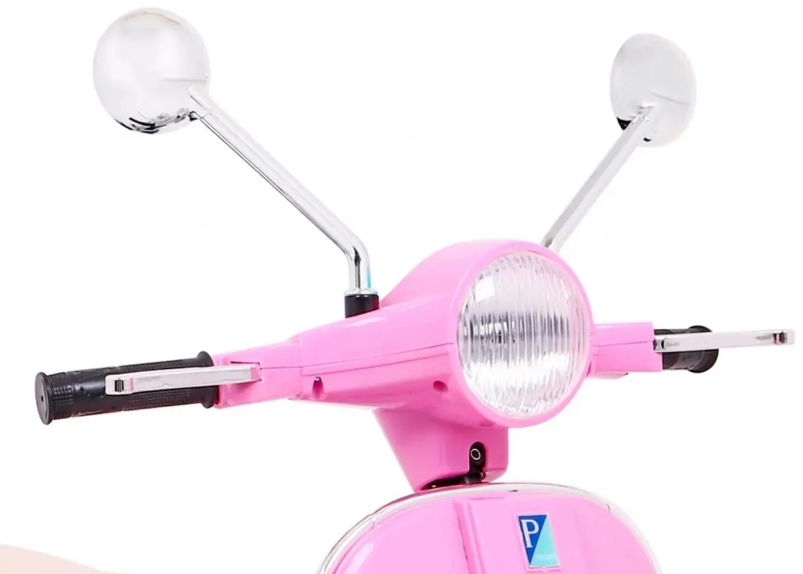 Электроскутер Ramiz Vespa Roses (Pink) - 9