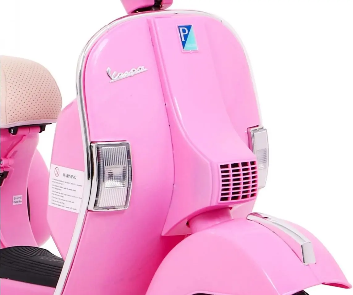 Электроскутер Ramiz Vespa Roses (Pink) - 10