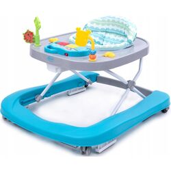 Ходунок 4Baby Walk'n Push (Turkus/Grey)