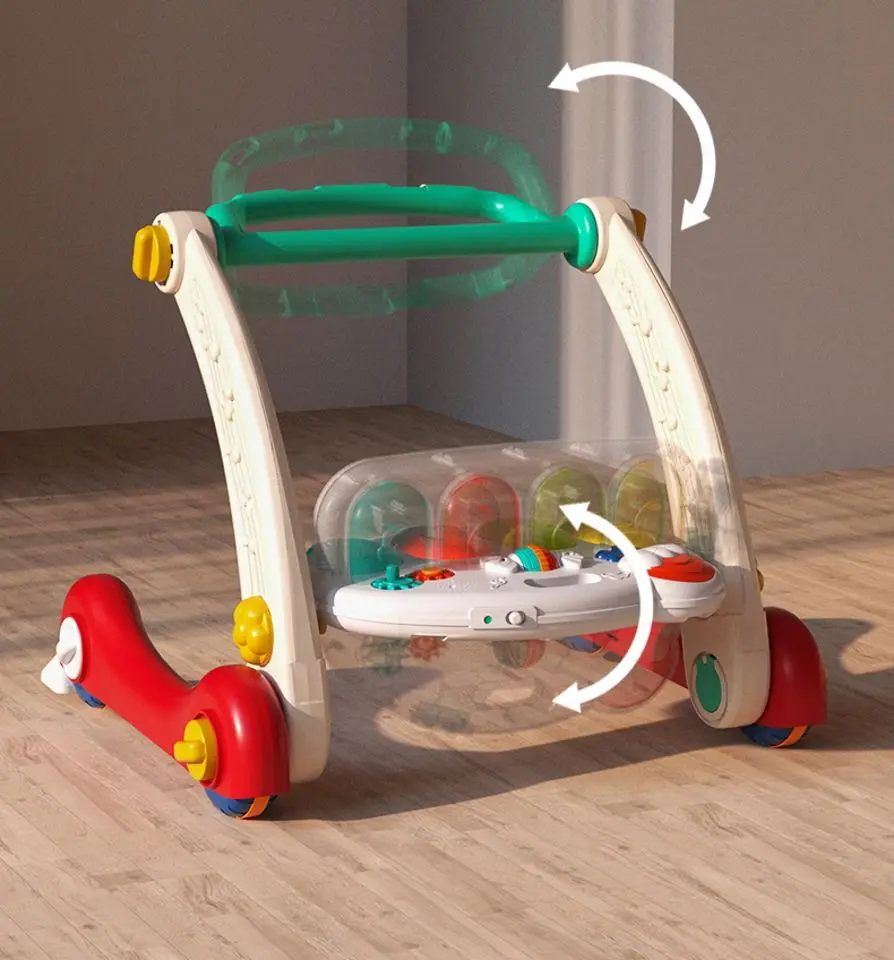 Premergator interactiv cu covoras AliBibi MBH5282671 (Multicolor)