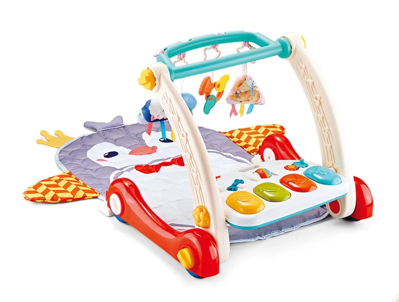 Premergator interactiv cu covoras AliBibi MBH5282671 (Multicolor)