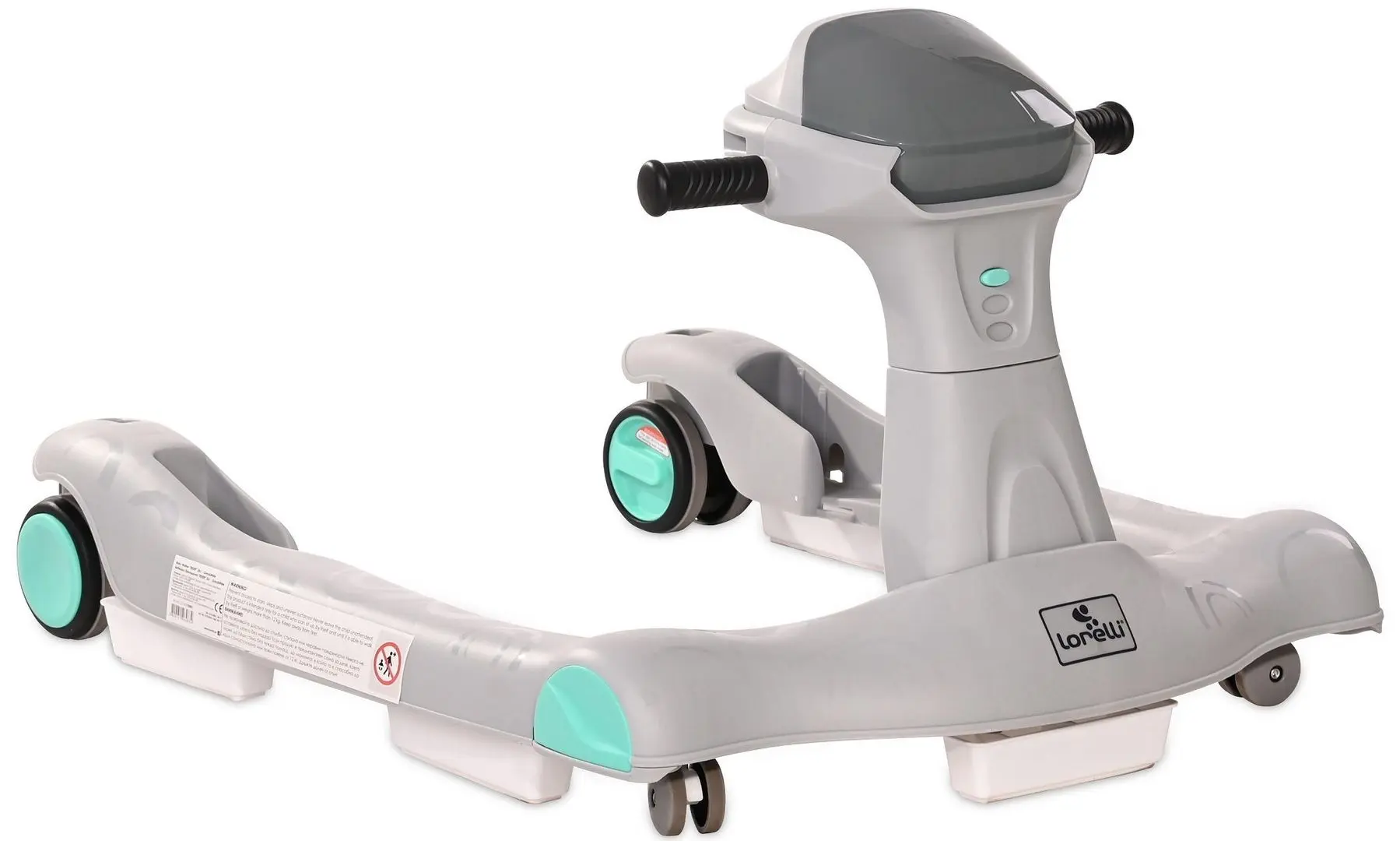 Ходунок 2в1 Bertoni (Lorelli) Rider (Grey/White) - 3