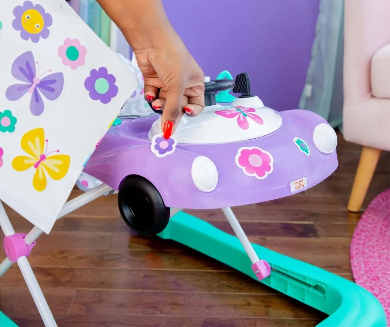 Ходунки 3в1 Bright Starts Little Speedster (Purple/Green)